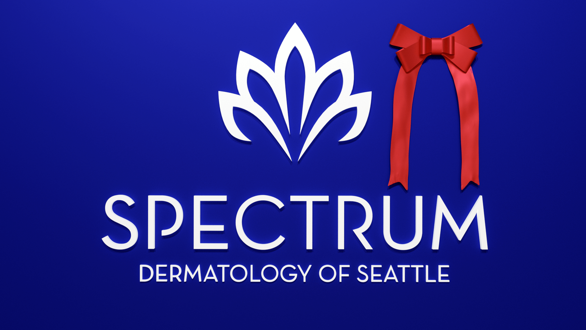 Red Bow next to Spectrum Logo